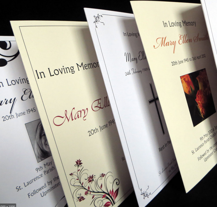 Funeral Mass Books from Print Ready Dublin